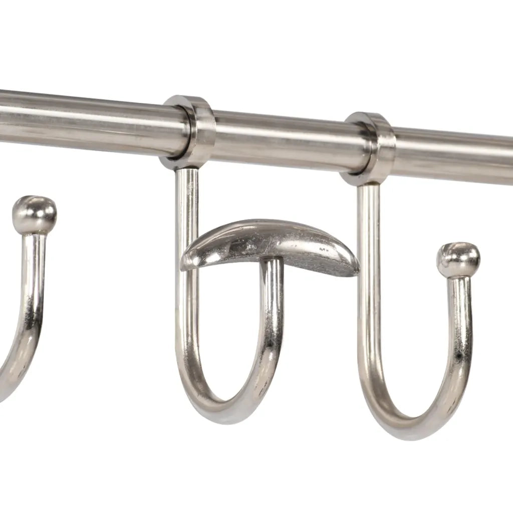 Portapacchi con Appendiabiti e Specchio a Parete in Alluminio CFW5306511