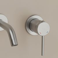 Rubinetto Da Parete Rea Clif Brush Nickle