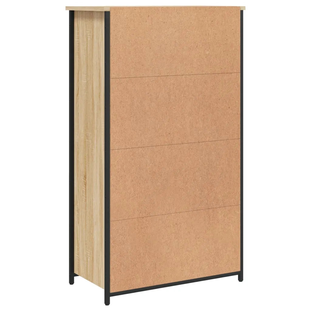 Credenza Rovere Sonoma 62x32x106,5 cm in Legno Multistrato
