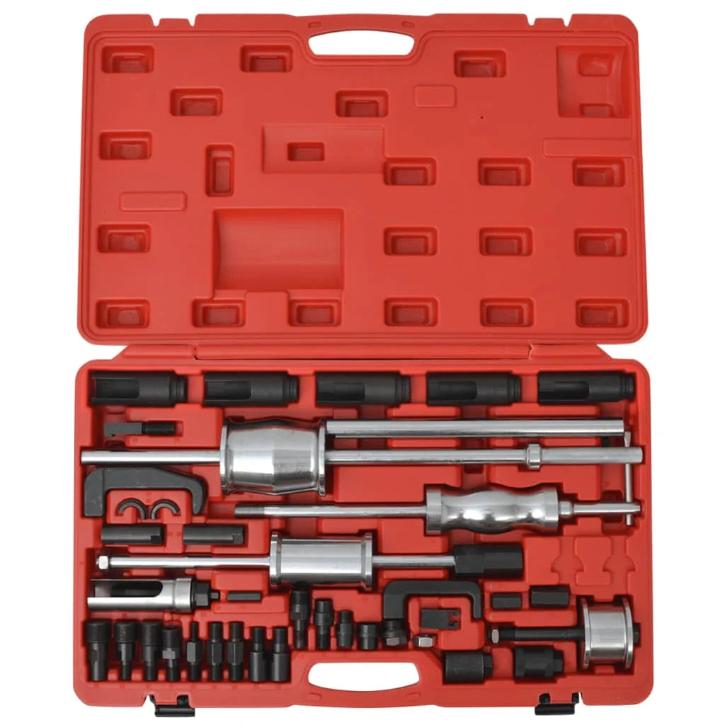 Set di estrattori in acciaio per iniettori diesel per auto garage e officine (02_0004193)