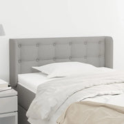 Testiera ad Orecchio Grigio Chiaro 83x16x78/88 cm in Tessuto 3119176