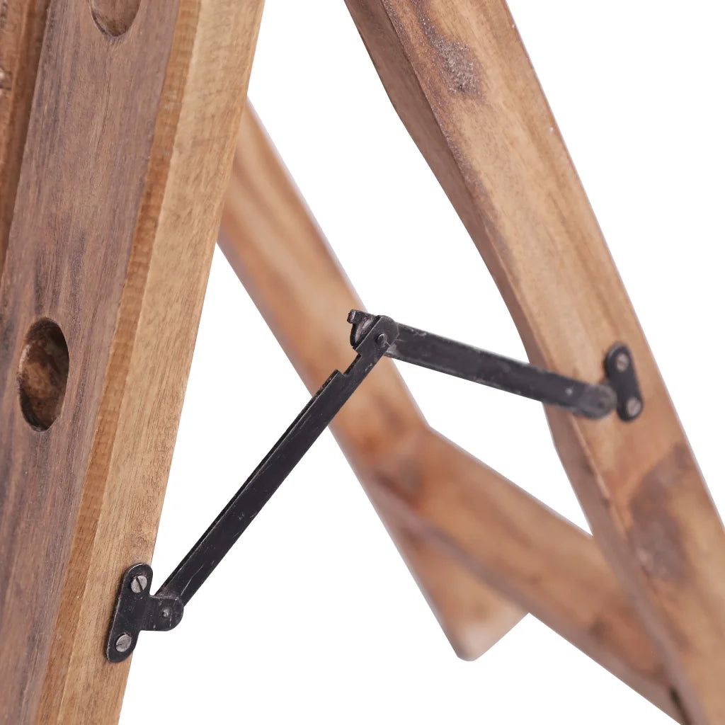 Portavini da 15 Bottiglie 26x50x70cm Legno Massello di Recupero cod mxl 41079