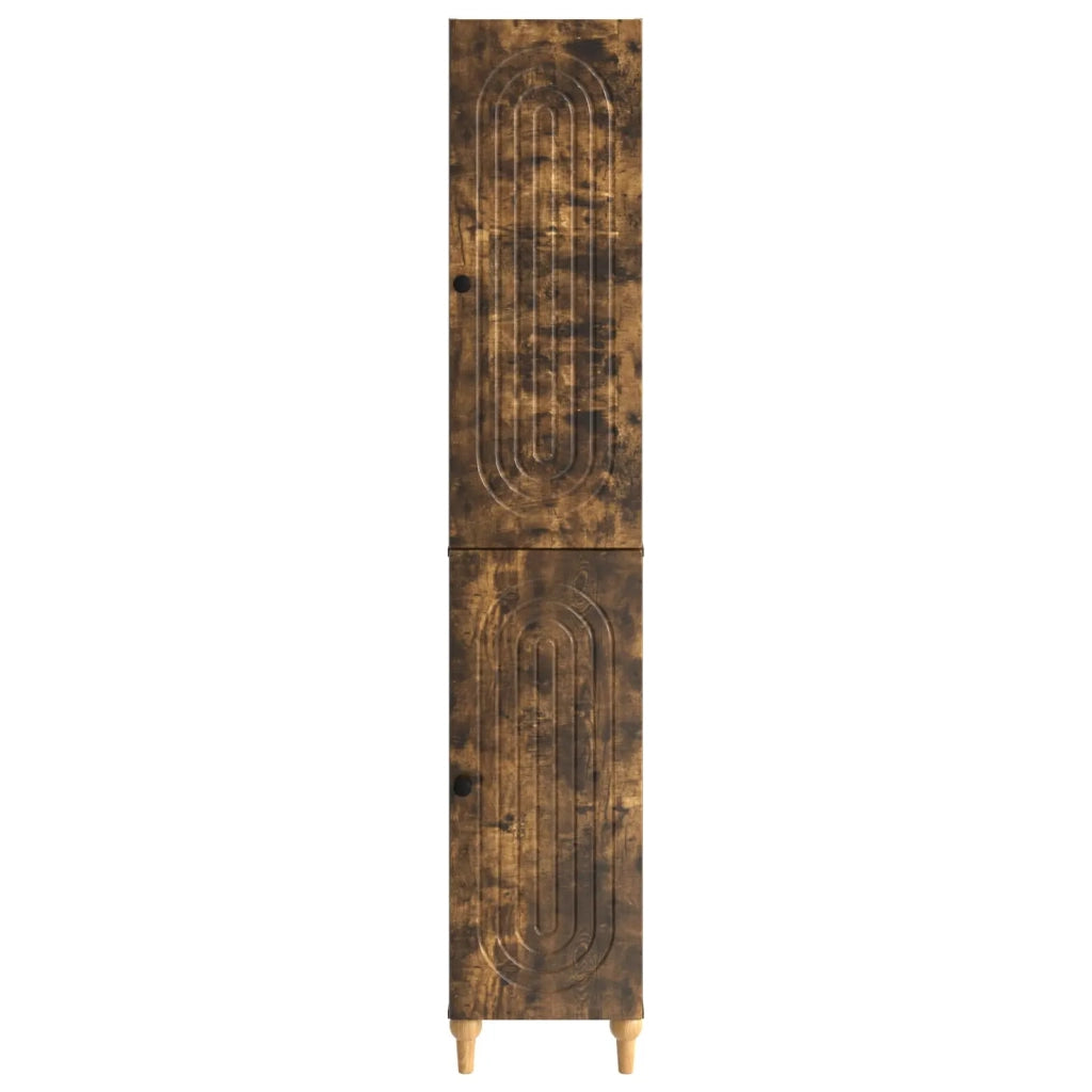 Set di armadi 2 pcs Rovere Fumo Legno ingegnerizzato 3416453