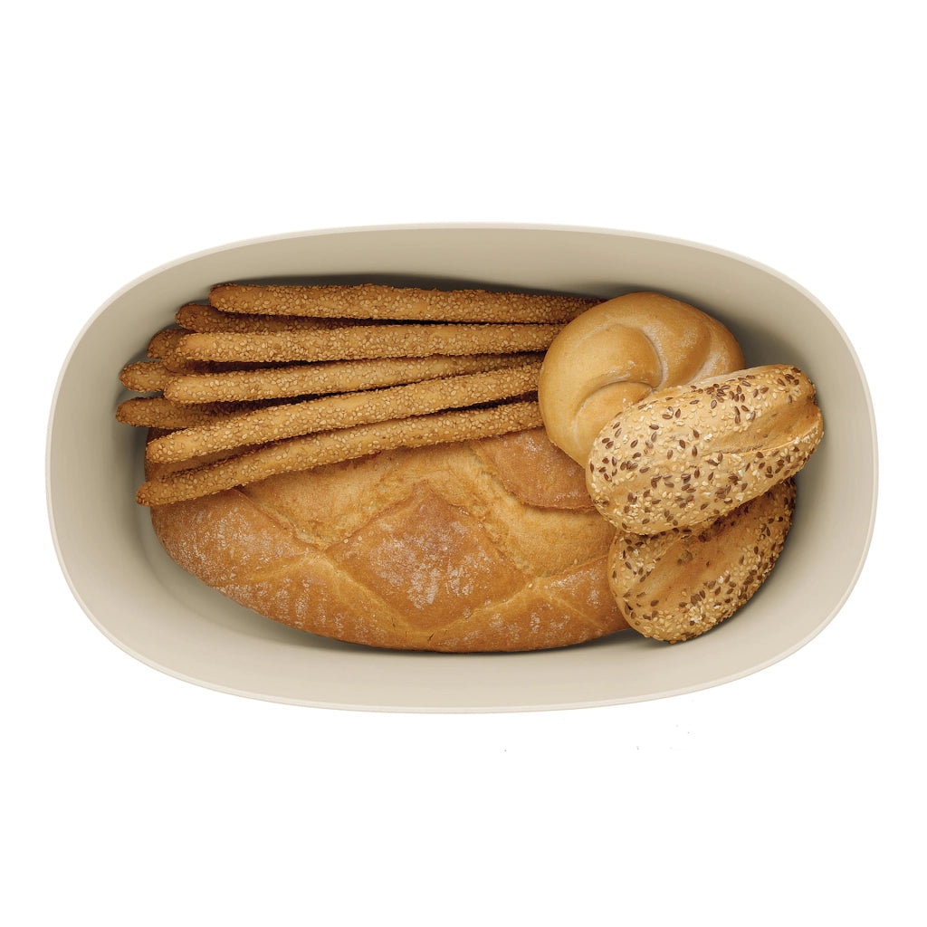 Cassetta pane con coperchio tagliere in bamboo 39,2 x 23,2 x H 19 cm