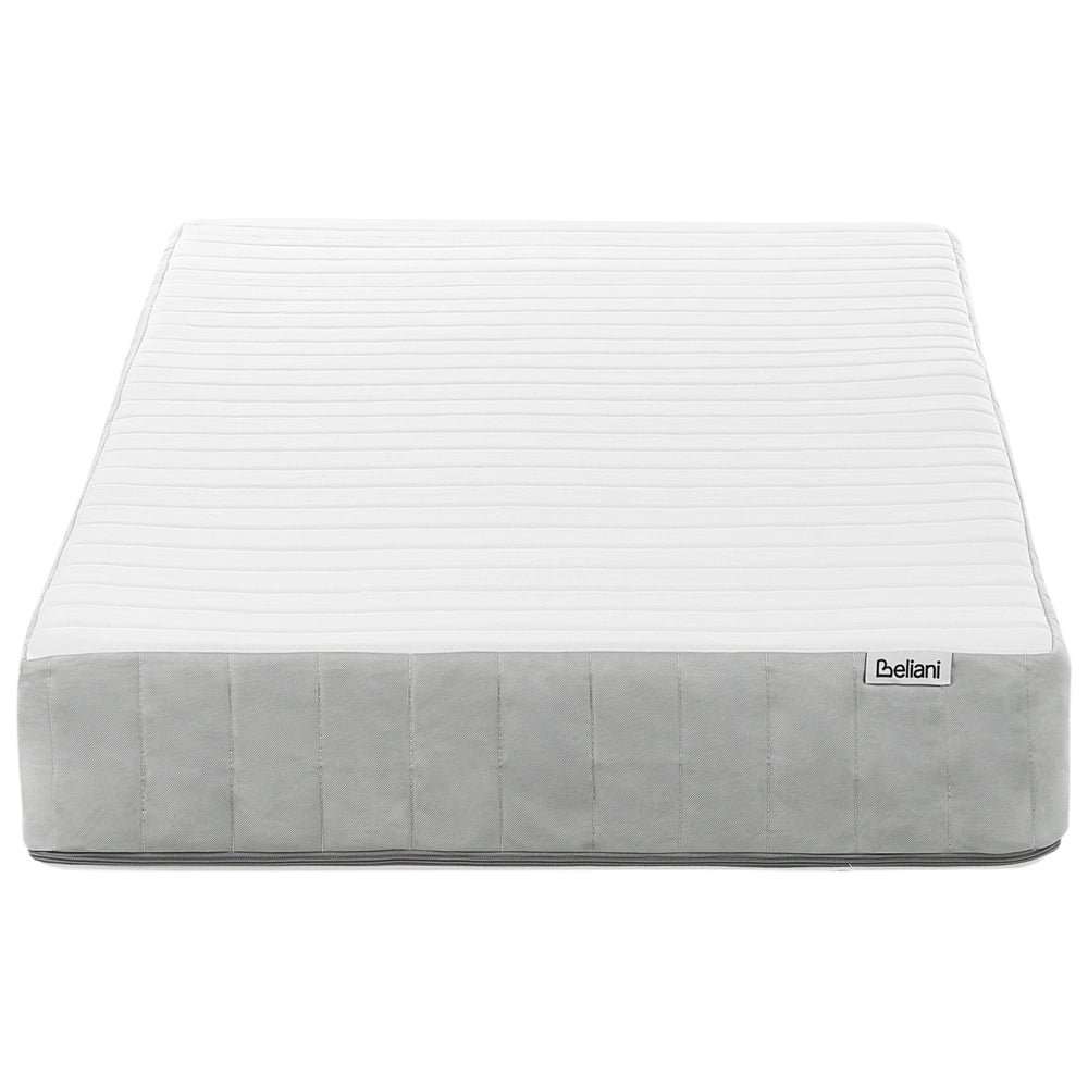 Materasso rigido a molle insacchettate sfoderabile a 7 zone 90 x 200 cm con maniglie
