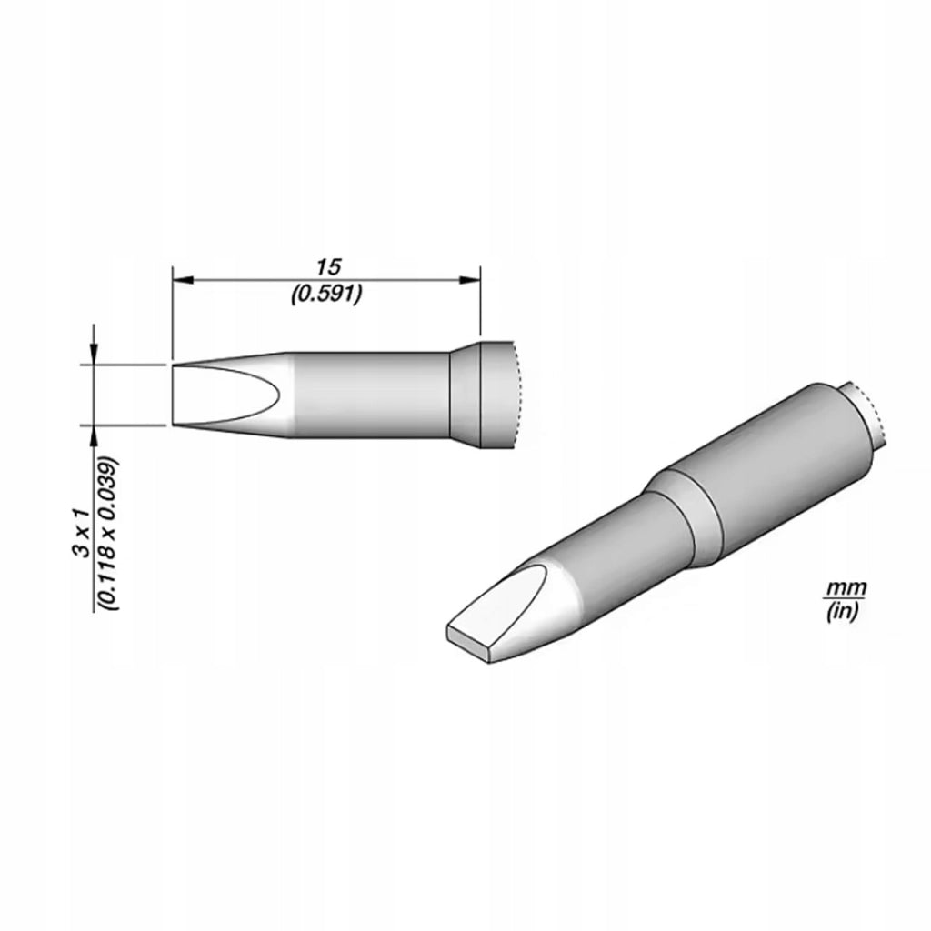 Punta di Saldatura C245-061 – Compatibile con Stazioni JBC, AIXUN, SUGON, YIHUA | Materiale Resistente Alte Temperature