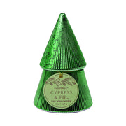 Candela "Cypress & Fir" 198g Albero Verde, Stacked Tree Candle