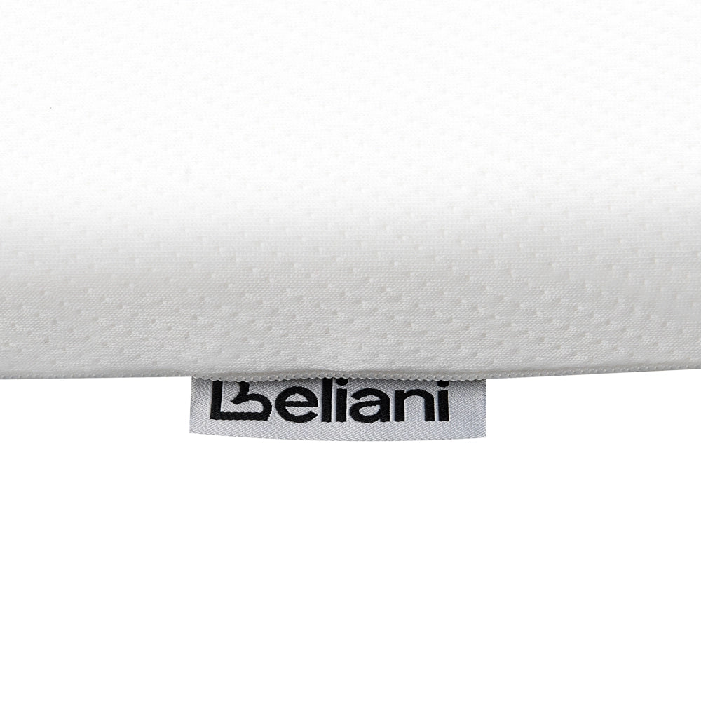 Coprimaterasso in schiuma bianco 160 x 200 cm comfort morbidezza