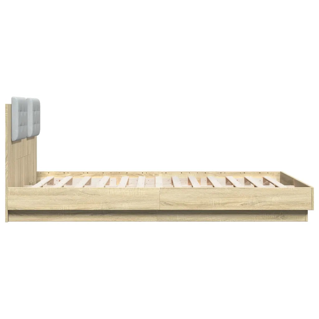 Giroletto Testiera Rovere Sonoma 140x200 cm Legno Multistrato 3209921