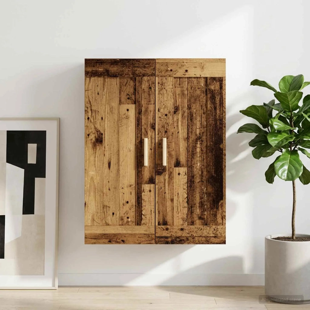 Armadietto a muro A parete Legno antico 69,5 x 34 x 90 cm 8010878