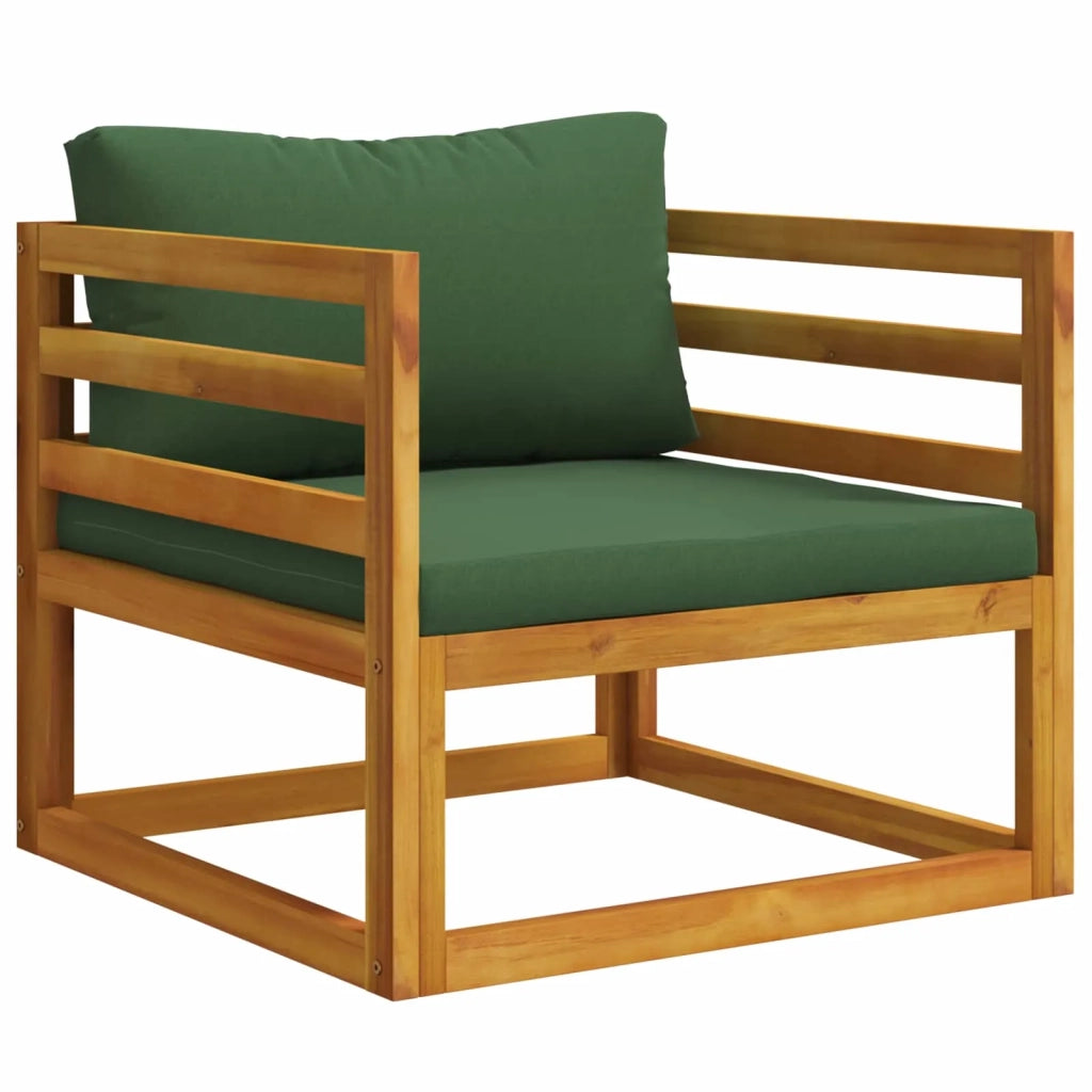 Set di divani 12 pz Naturale Legno di Acacia Massello 3417263