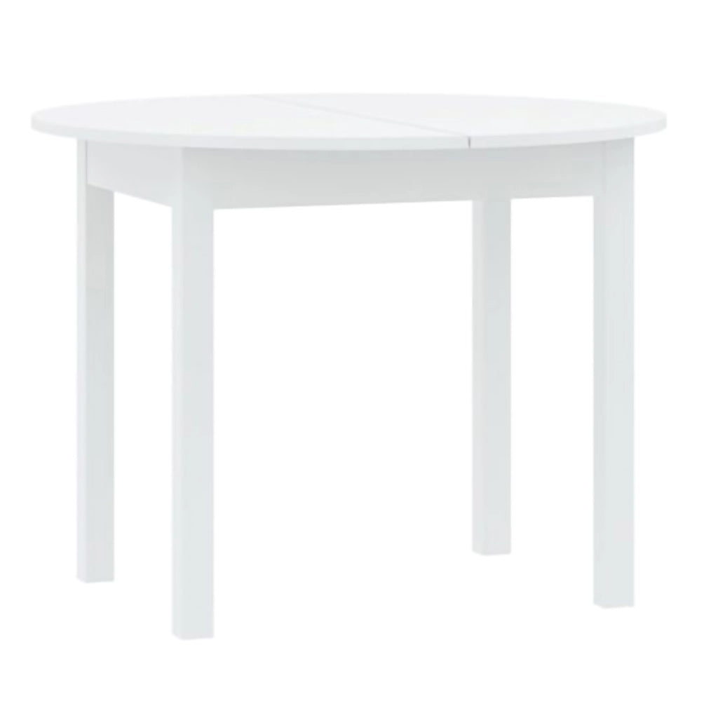 Liriteda, Tavolo Allungabile 6 Posti, 100x80x76h cm Bianco