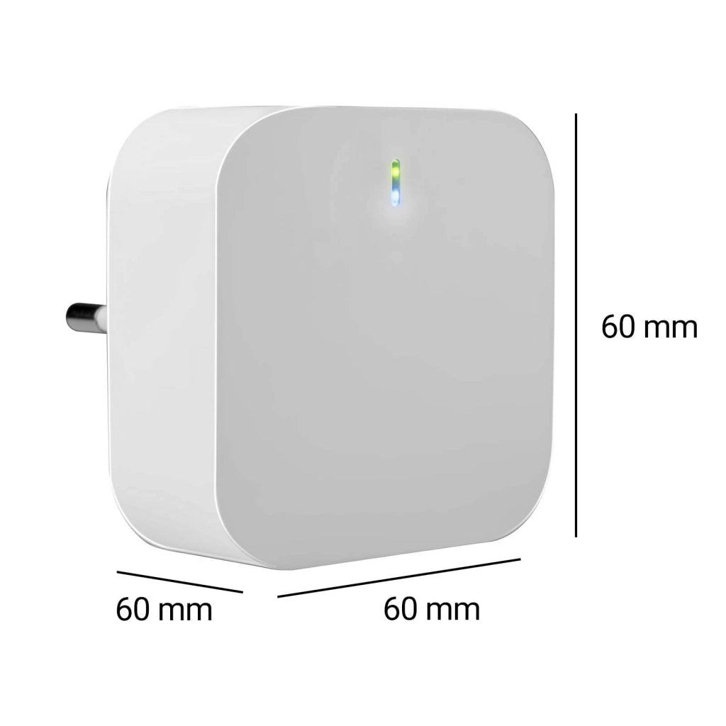 Gateway hub Zigbee domotico Wi-Fi per dispositivi connessi Portata 90 m Bianco Alpina