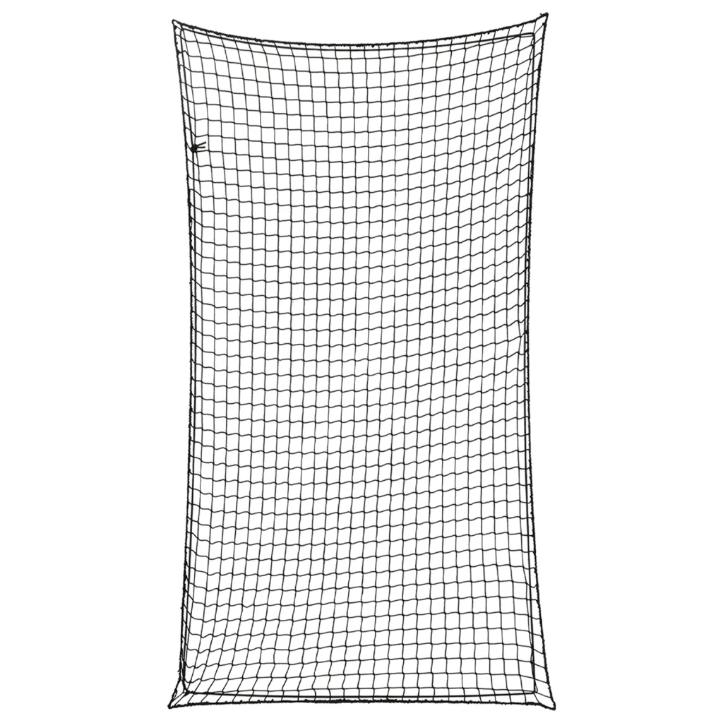 Rete per Rimorchio con Corda Elastica Nero 4,5x2,5 m in PP
