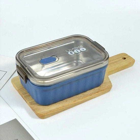 Lunchbox a griglia per studenti e lavoratori uffici - Leggero, Ideale per mensa scolastica e noodle instantanei giapponesi con acciaio inossidabile