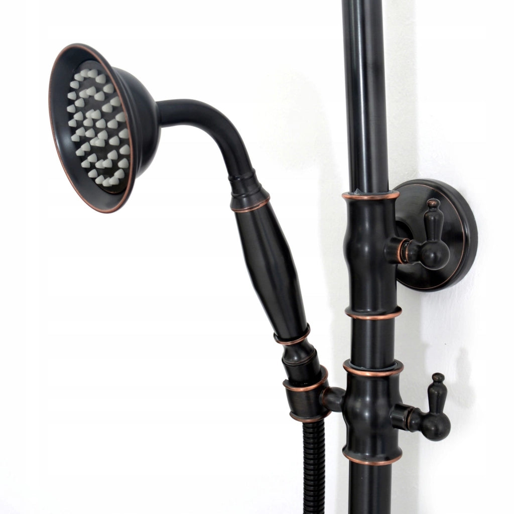 Set Doccia Con Beccuccio Rea Vintage Black