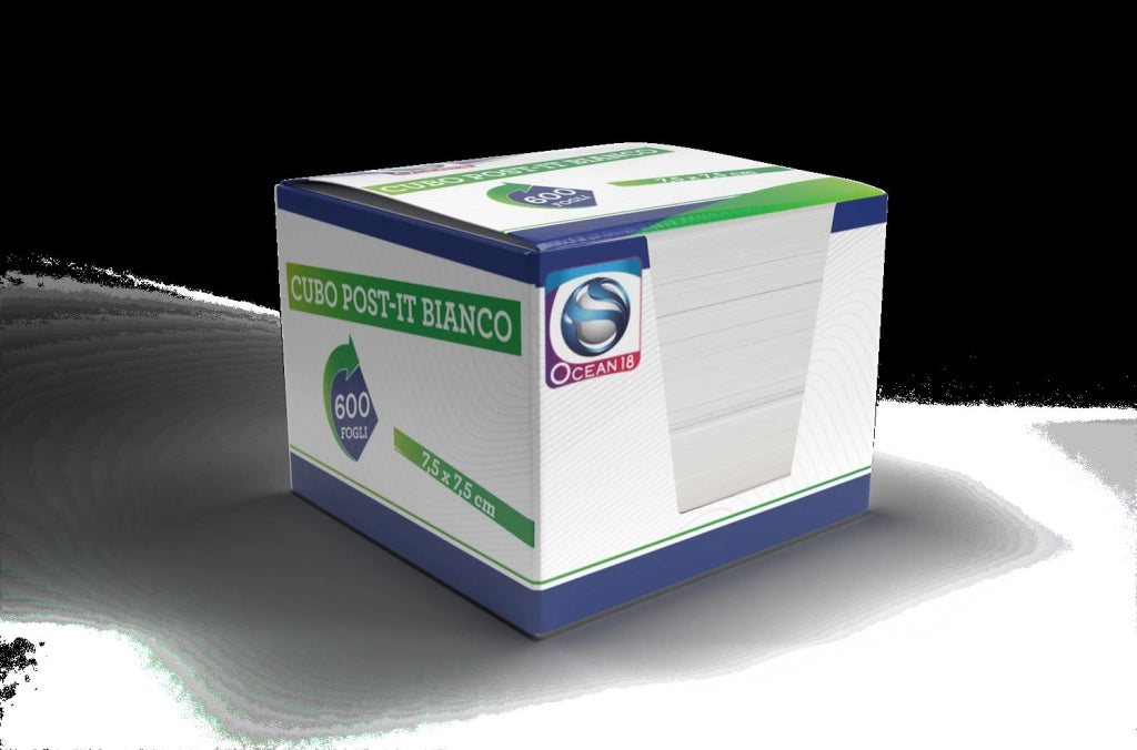 CUBO POST-IT BIANCO 600 PAGINE 7,5 X 7,5 CM IDEALE PER PRENDERE APPUNTI