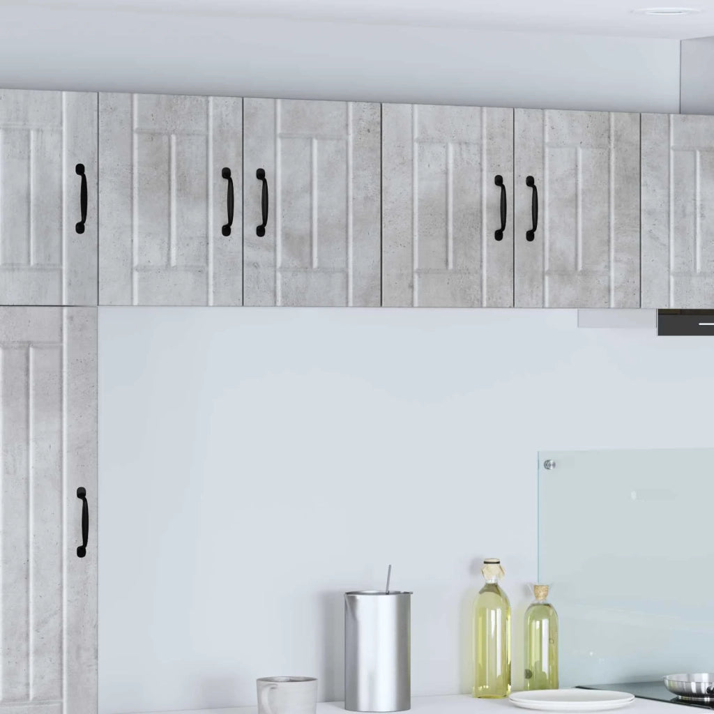 Armadietto a muro LUCCA 2 pcs Grigio Cemento 60 x 31 x 40 cm