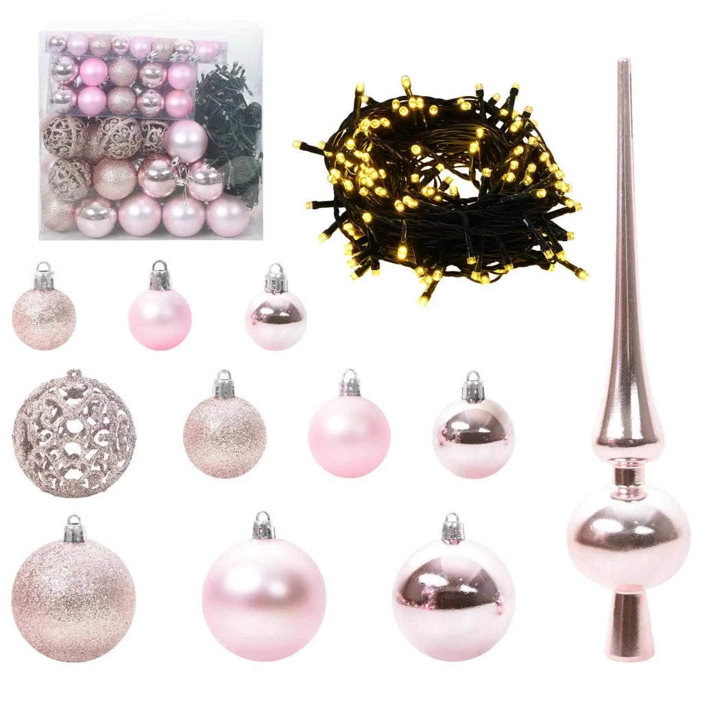 Albero di Natale | Decorazioni natalizie artificiale Bianco 180 cm PVC e Acciaio