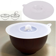 Trade Shop - Coperchio Piatto Scodella 12cm Ermetico Silicone Antiscivolo No Odori Alimenti -