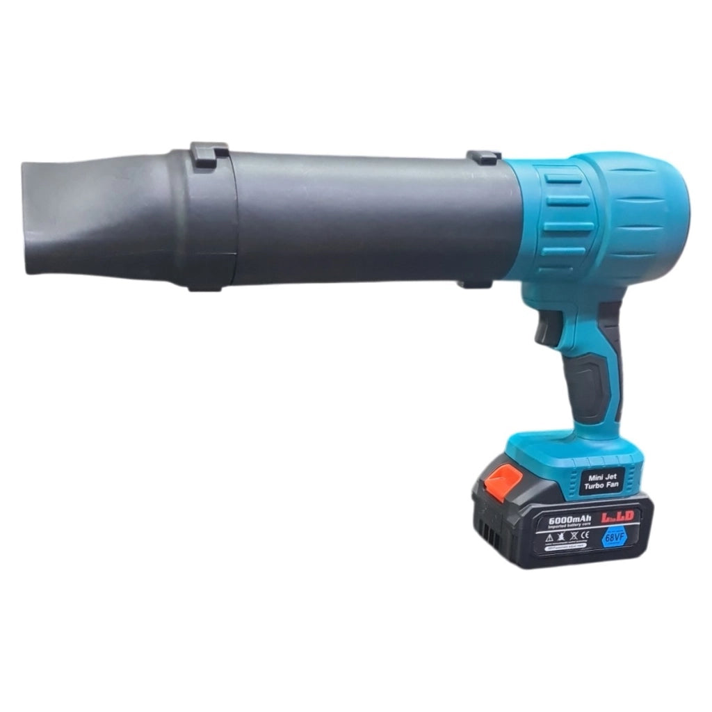 SOFFIATORE A BATTERIA PER FOGLIE GIARDINO TURBO VENTOLA BATTERIA 6000MAH 68VF