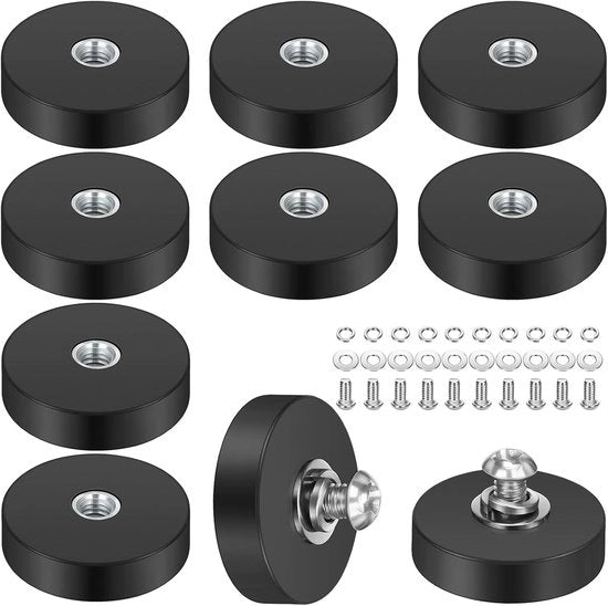 Magnetodi neodimio - forti magneti in gomma - 10 pezzi