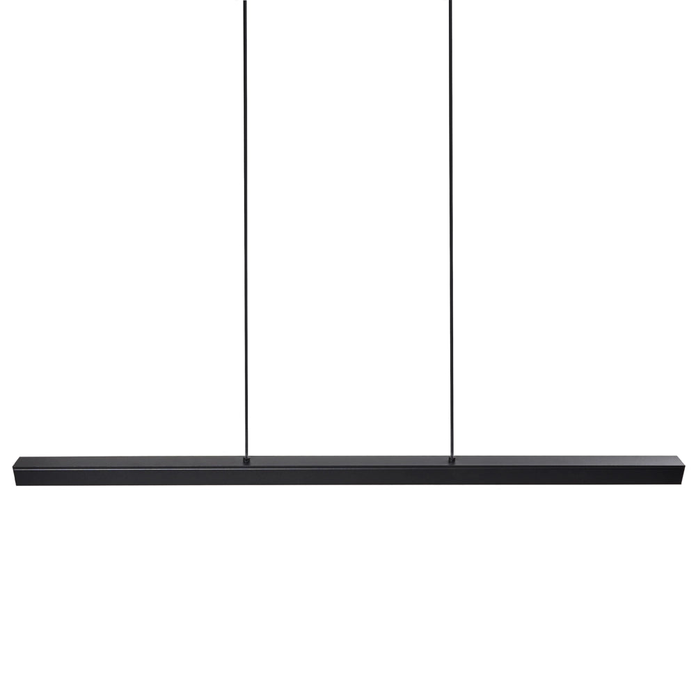 Lampada a sospensione Base in ferro alluminio nero con telecomando Luce LED integrata a sospensione Illuminazione moderna