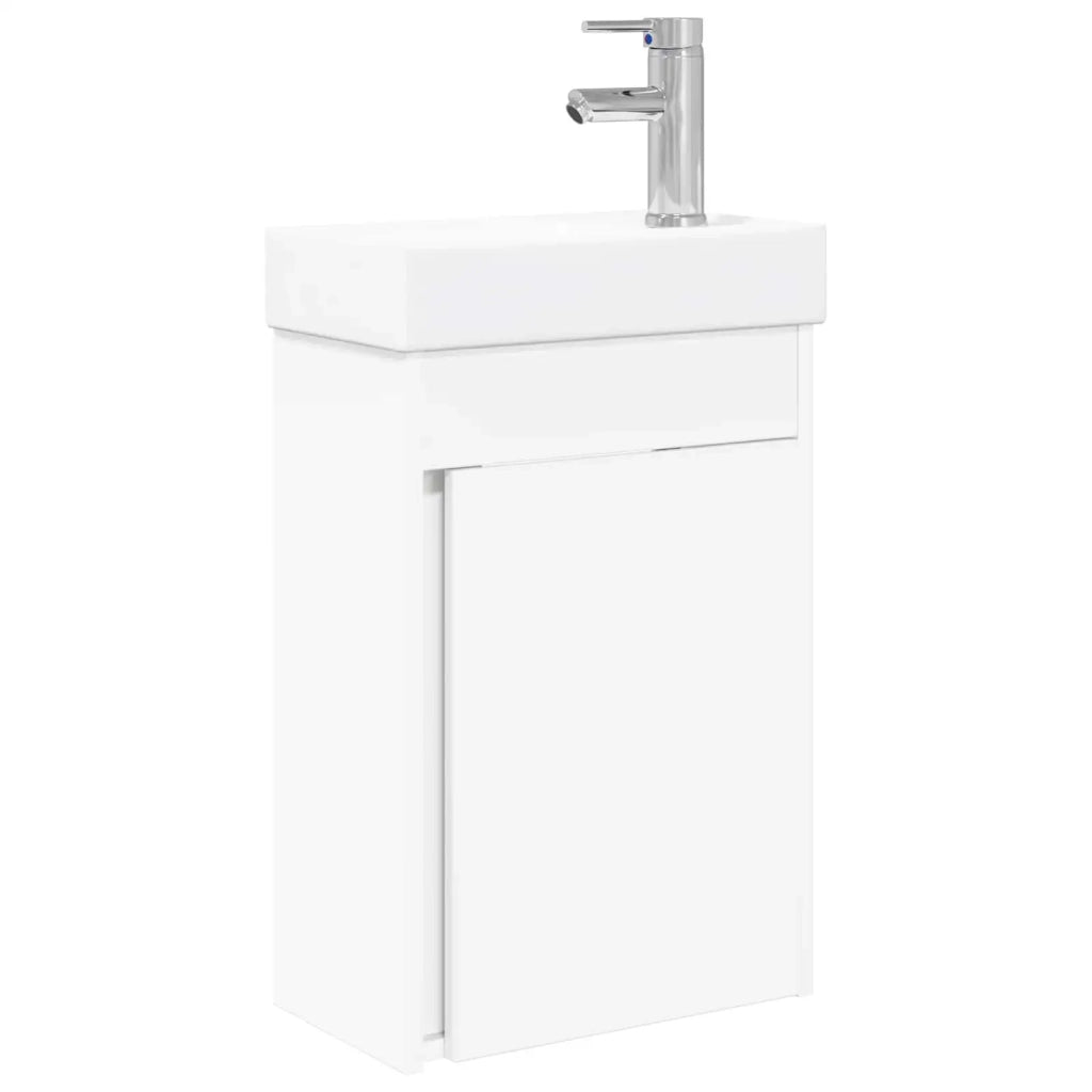Mobile bagno con rubinetto Bianco 40,5 x 22,5 x 62 cm