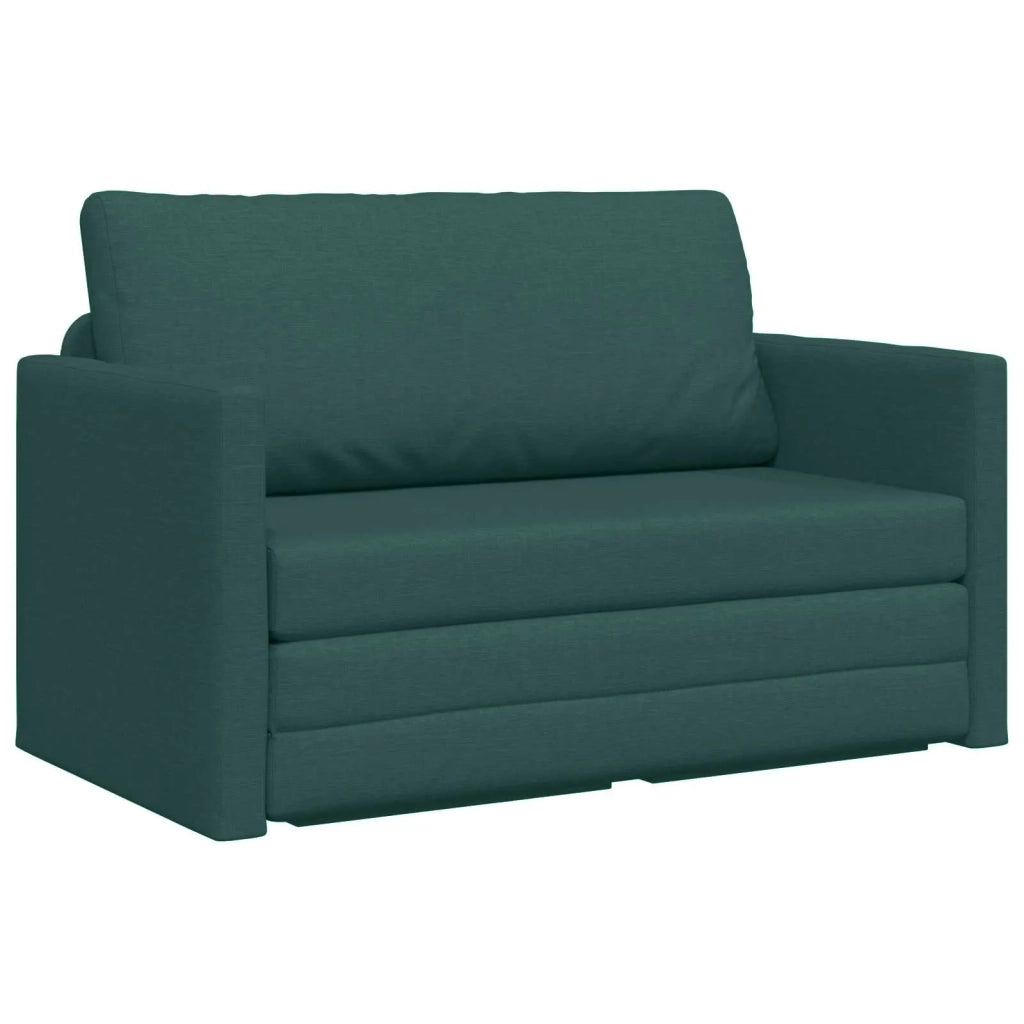 Divano letto 110cm Verde Scuro Tessuto 4106695