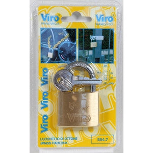 VIRO BL 556.7 LUCCHETTO OTT RETTANGOLARE 60 MM- 6,0 pz