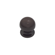 Pomolo fisso per porta SAGUATTI 869/50UB in alluminio marrone lucido