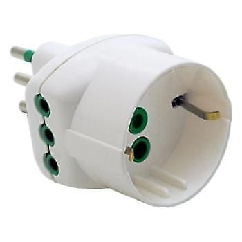FANTON 82210 adattatore per presa di corrente Tipo L (IT) Bianco