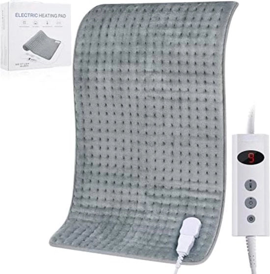 Pallone termici ricaricabili - Pallone termici elettrici - Pallone termici collo e spalle - Grigio - 45x85cm