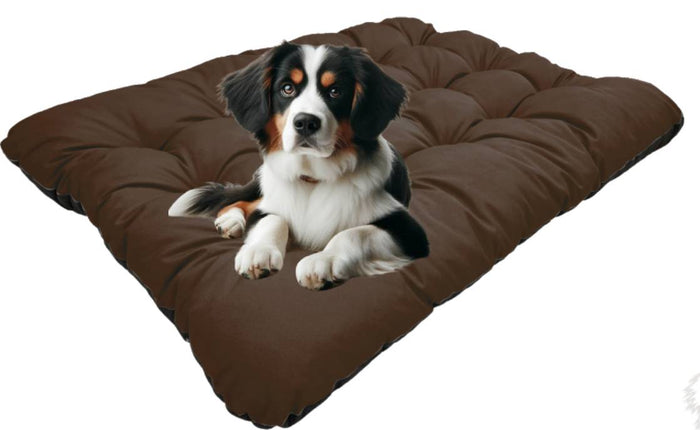 AIO FACTORY 100x70 cm PRESTIGE Cuccia per cani impermeabile personalizzabile Marrone