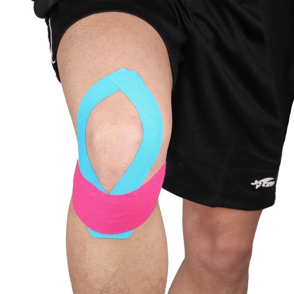 Trade Shop - Rotolo Tape Kinesiologia Kinesio Nastro Elastico Per Supporto Muscolare Sport -