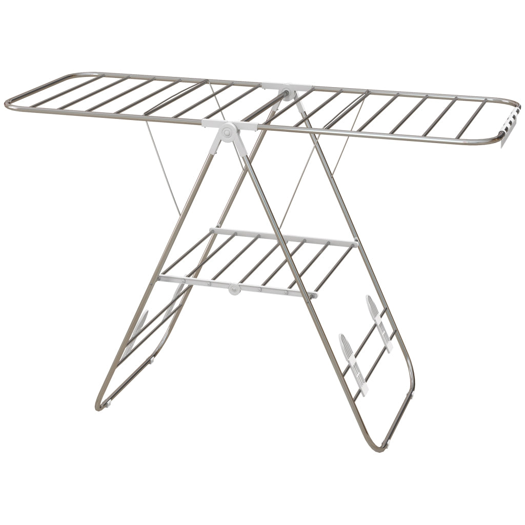 Stendibiancheria Pieghevole a 2 Livelli ¨C Minimal ¨C 148x60.5x98 cm
