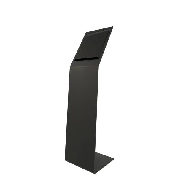 Leggio in metallo verniciato nero - Personalizzato