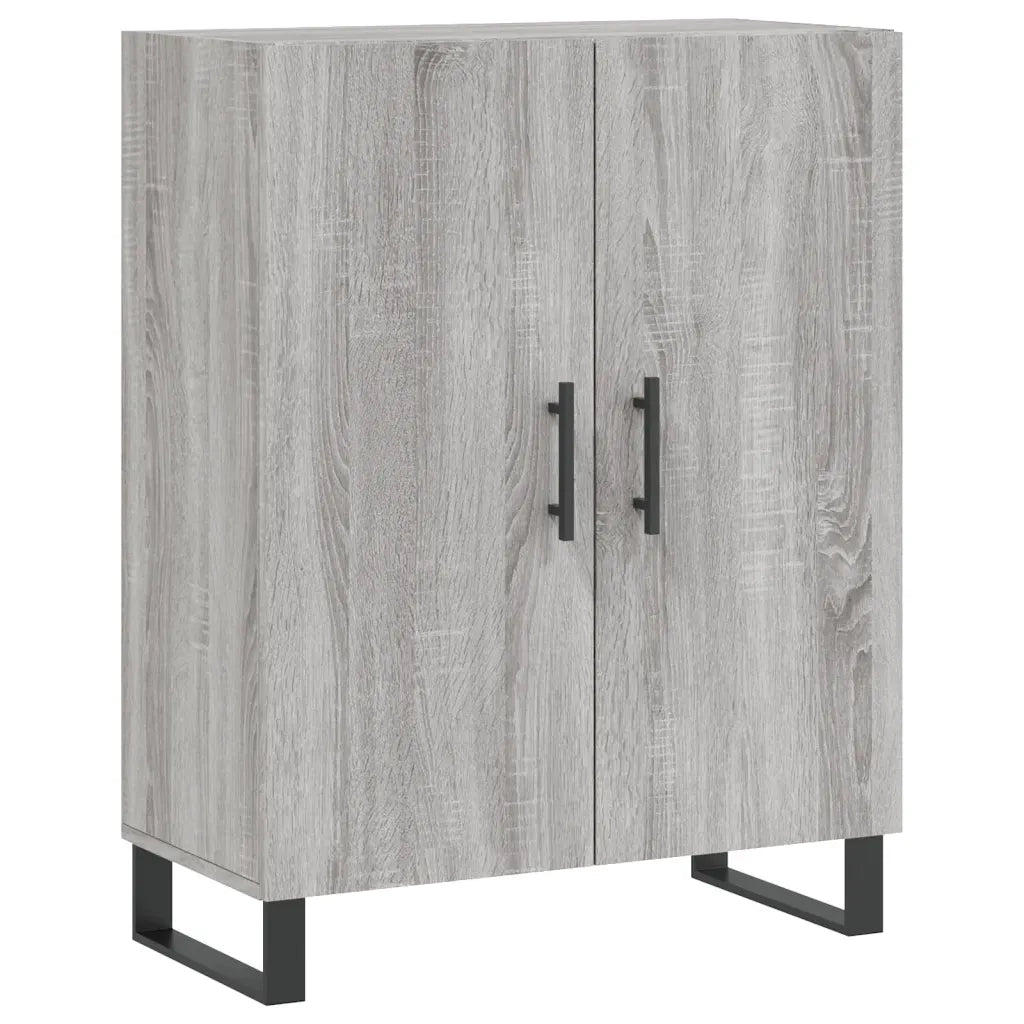 Credenza-Buffet-Armadio da cucina Grigio Sonoma 69,5x34x180 cm in Legno Multistrato 623933