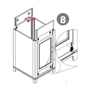 R ALZATA POSTERIORE X KIT LAVATOIO RESINACM.45X50- 1,0 pz