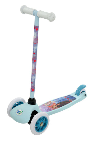 Monopattino Evolutivo a 3 Ruote con Cuscinetti ABEC-5 e Freno a Pedale Posteriore Disney Frozen Azzurro
