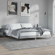 Giroletto-Struttura Letto Grigio Cemento 120x200 cm in Legno Multistrato 259418