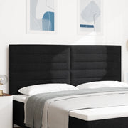 Testiera Design Lines Nera 200 cm Tessuto