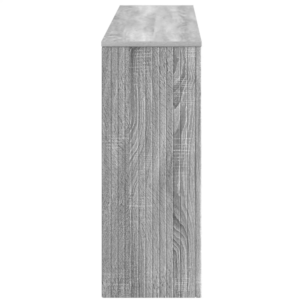 Tavolo consolle Rigato Sonoma grigia 155 x 29 x 74 cm