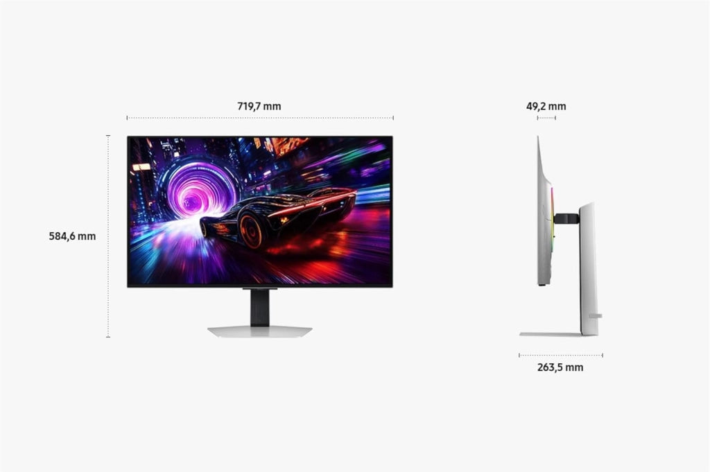 S32FG814SU Monitor PC 81,3 cm (32") 3840 x 2160 Pixel 4K Ultra HD OLED Argento
