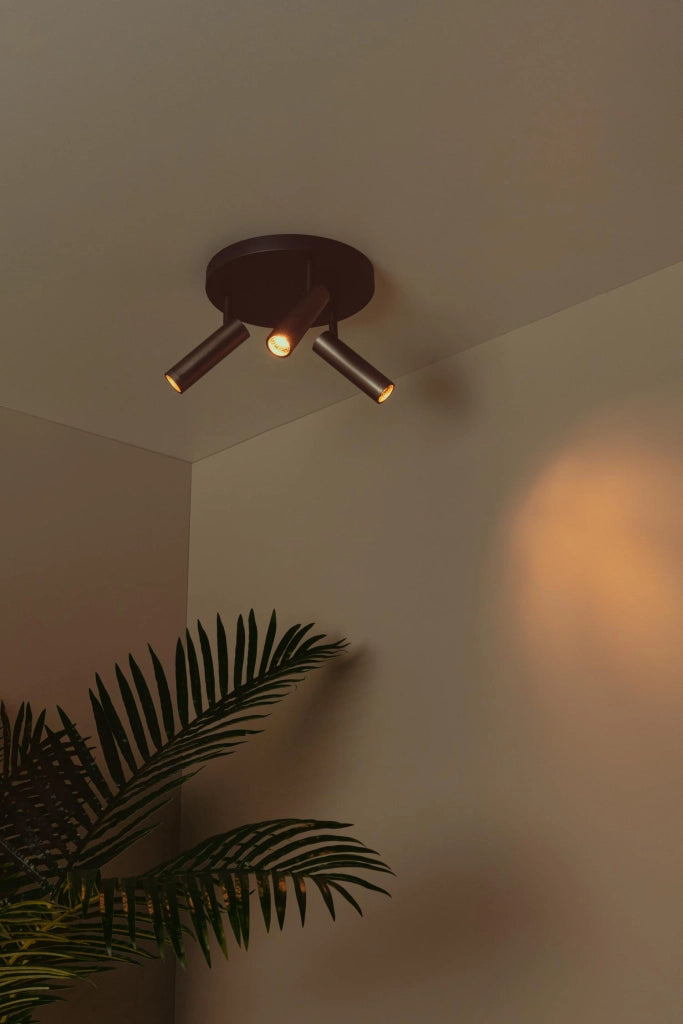 Faretto da soffitto GRADO 3xMR11 grigio nero Lucide