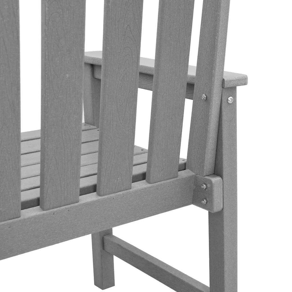 Sedia da pranzo da giardino 2 pz | Sedie da Esterno Grigio chiaro HDPE