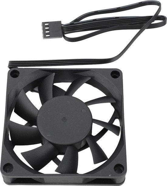 Ventilatore di Sostegno per Computer Stille 70 Mm X 15 Mm - Funzionamento Silenzioso - 2500 Tpm - Alta Circolazione dell'Aria - Ventilatore di Sostegno Standard.