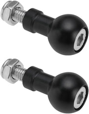 Adattatore di Testa per Stativo Fotografico - Materiale in Alluminio - Leggero e Duraturo - Nero/Argento - Viti M6 - Garantisce una Bevanda Stabile...