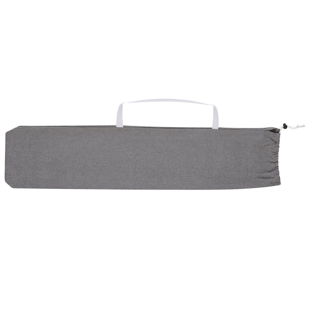 Sedia a dondolo sospesa in cotone grigio chiaro e sedile altalena in poliestere per interni ed esterni in stile boho