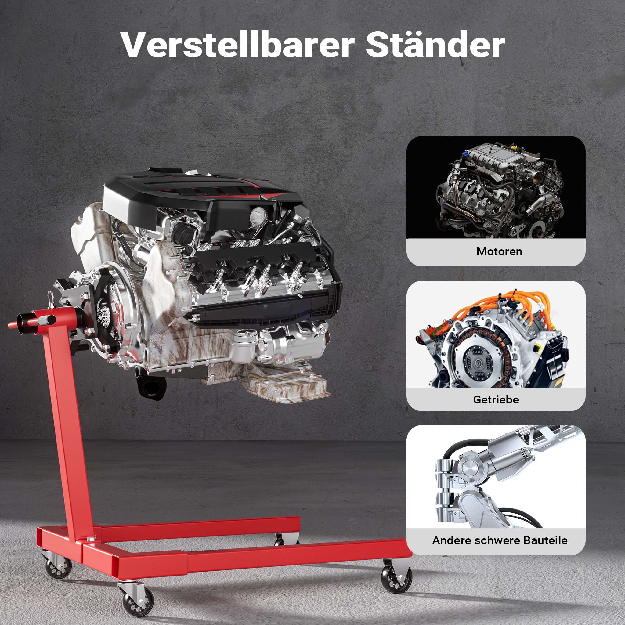 Cavalletto per motore Supporto Sostegno motore 570 kg